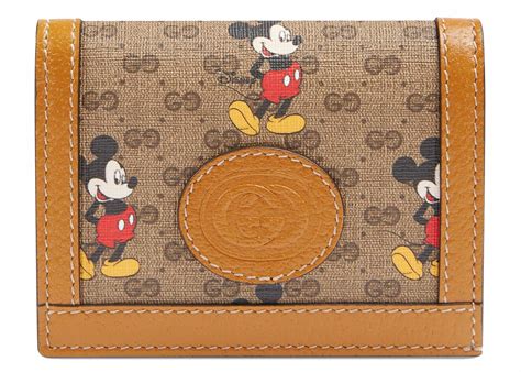 gucci mickey card case|Gucci signature card case.